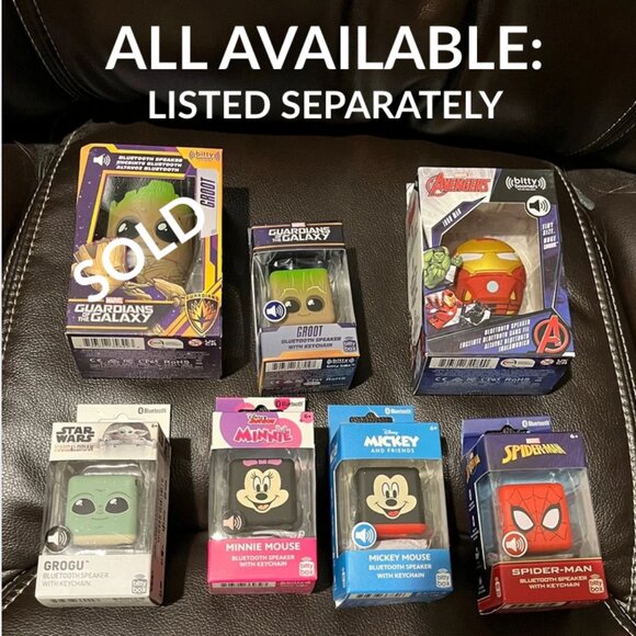 NEW Iron Man Bitty Boomers Bluetooth Speaker / Marvel Avengers - Picture 10 of 10